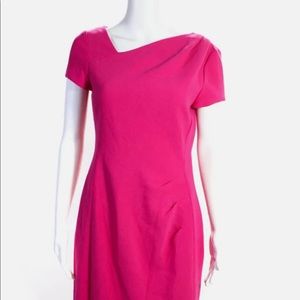 LK Bennett Mari dress in Power Pink Size 8